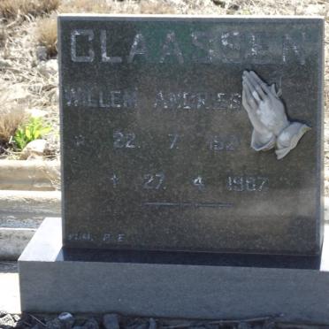 CLAASSEN Willem Andries 1921-1987