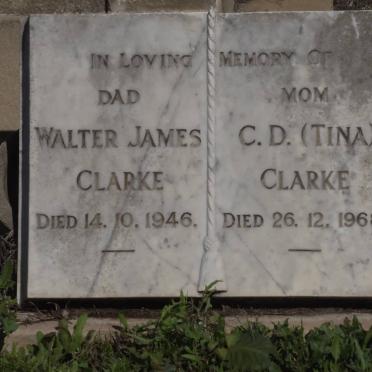 CLARKE Walter James -1946 &amp; C.D. -1968