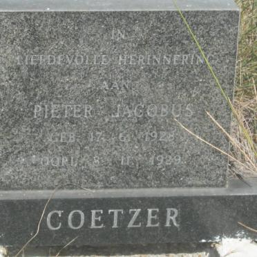 COETZER Pieter Jacobus 1928-1989