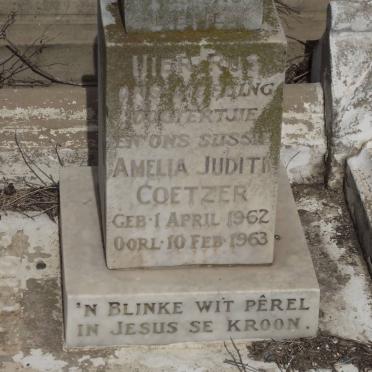 COETZER Amelia Judith 1962-1963