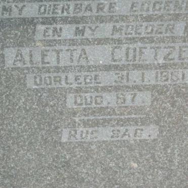 COETZER Aletta -1961