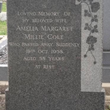 COLE Amelia Margaret -1958