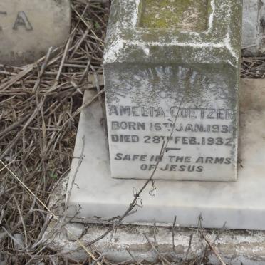 COETZER Amelia 1931-1932