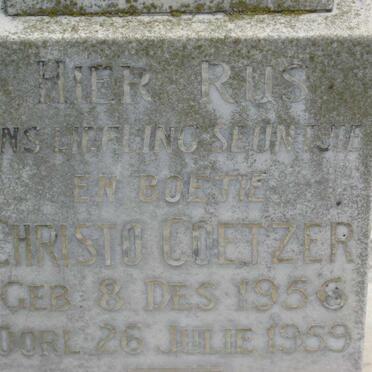 COETZER Christo 1956-1959
