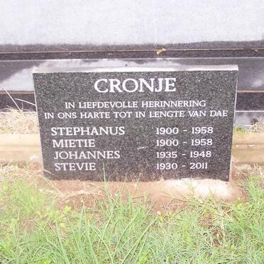 CRONJE 
