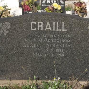 CRAILL George Sebastian 1883-1968