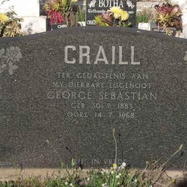 CRAILL George Sebastian 1883-1968