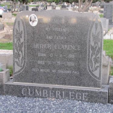 CUMBERLEGE Arthur Clarence 1919-1980