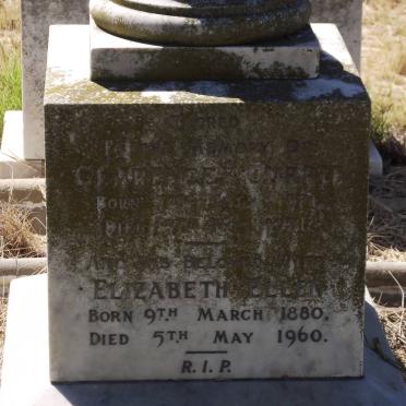 CURRIE Clarence 1871-1951 &amp; Elizabeth Ellen 1880-1960