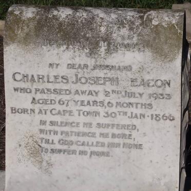 DEACON Charles Joseph 1866-1933