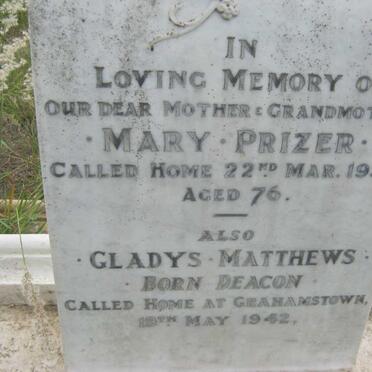 DEACON :: DEACON :: PRIZER :: MATTHEWS