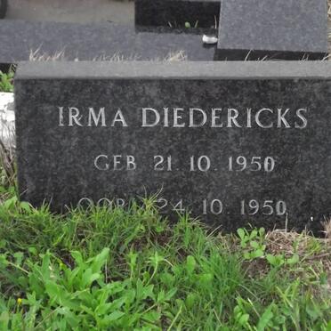 DIEDERICKS Irma 1950-1950