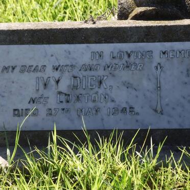 DICK Ivy nee LOXTON -1946