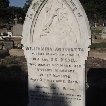 DIESEL Williamina Antonetta -1892