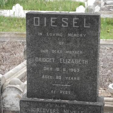 DIESEL Bridget Elizabeth -1963 :: DIESEL Redvers Neville -1965