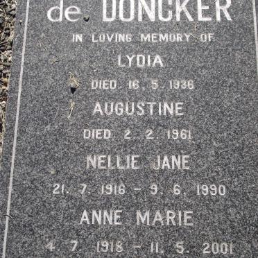 DONCKER, de