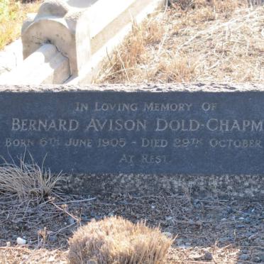 DOLD-CHAPMAN Bernard Avison 1905-1955