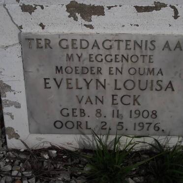 ECK Evelyn Louisa, van 1908-1976
