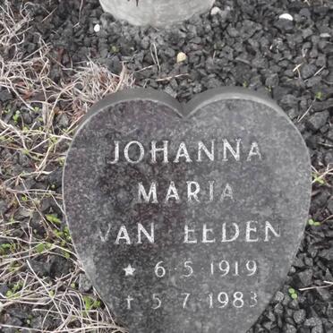 EEDEN Johanna Maria, van 1919-1983