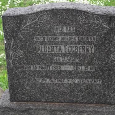 EGGBERRY Alberta nee CLAASEN 1888-?