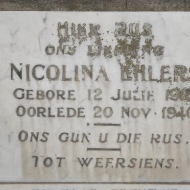 EHLERS Nicolina 1916-1940