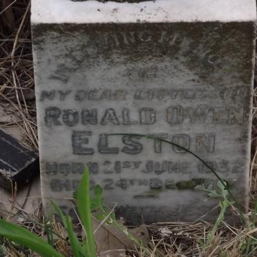 ELSTON Ronald Owen 1932-1932