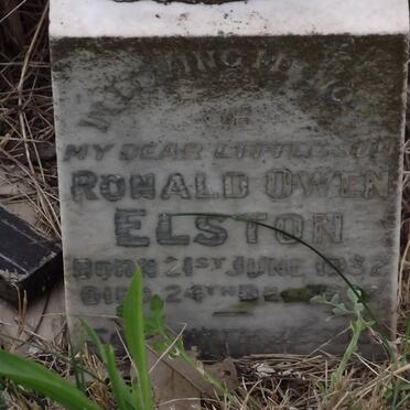 ELSTON Ronald Owen 1932-1932
