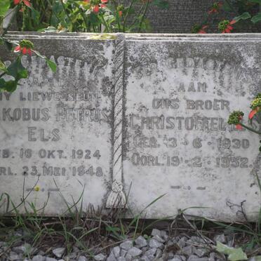 ELS Jakobus Petrus 1924-1948 :: ELS Christoffel 1930-1952