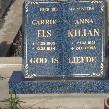 ELS Carrie 1905-1984 :: KILIAN Anna 1921-1998