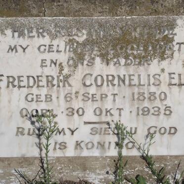 ELS Frederik Cornelis 1880-1935