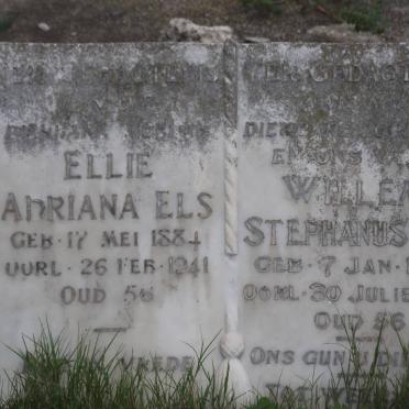 ELS Ellie Adriana 1884-1941 &amp; Willem Stephanus 1884-1940