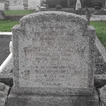 ELS Christian Hendrik 1864-1945 &amp; Cornelia Dorothea 1873-1950