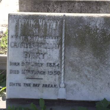 EMERY Charles William 1884-1950