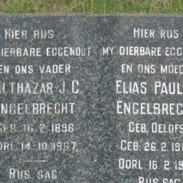 ENGELBRECHT Balthazar J.C. 1896-1967 &amp; Elias Paulus OELOFSE 1904-1958