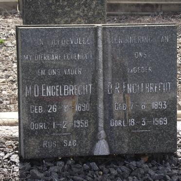 ENGELBRECHT M.D. 1890-1958 &amp; D.R. 1893-1969
