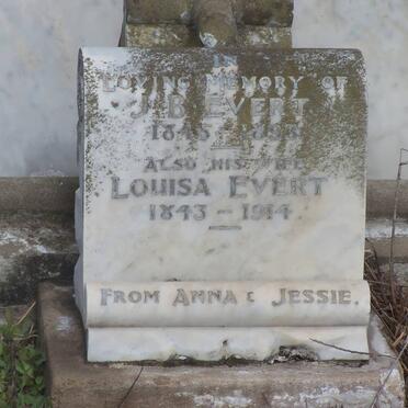 EVERT J.B. 1845-1893 &amp; Louisa 1843-1914