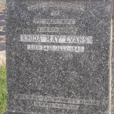 EVANS Rhoda May -1945