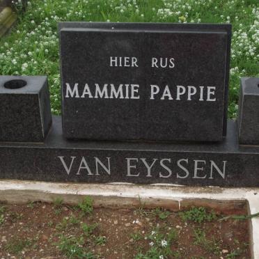 EYSSEN, van