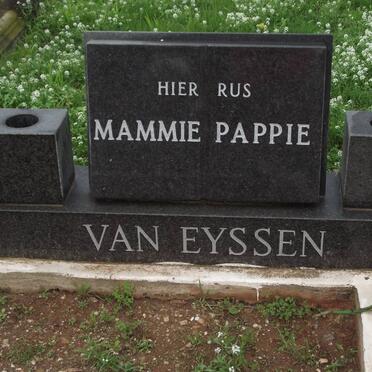 EYSSEN, van