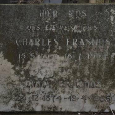 ERASMUS Charles 1867-1954 &amp; Emma 1874-1956
