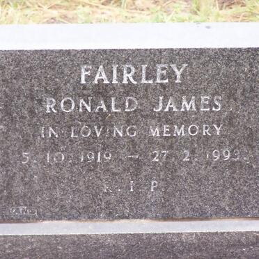 FAIRLEY Ronald James 1919-1993