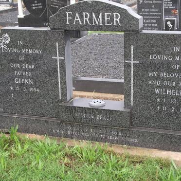 FARMER Glenn 1954-  &amp; Wilhelmina 1954-1990
