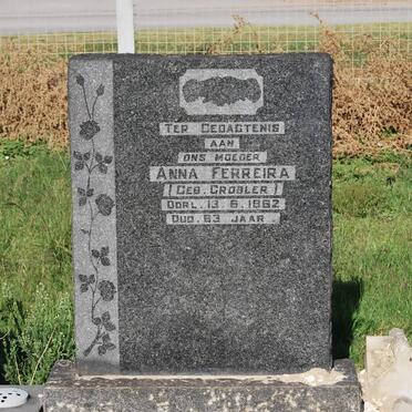 FERREIRA Anna nee GROBLER -1962