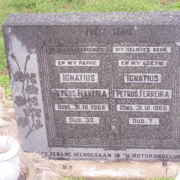 FERREIRA Ignatius Petrus -1966 :: FERREIRA Ignatius Petrus -1966