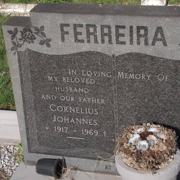 FERREIRA Cornelius Johannes 1917-1969