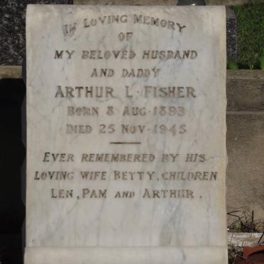 FISHER Arthur L. 1893-1945