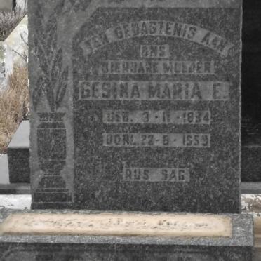 FOURIE Gesina Maria E. 1884-1959