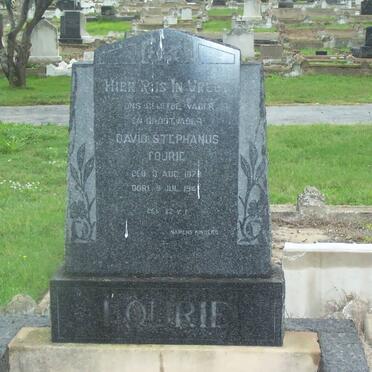 FOURIE David Stephanus 1879-1941