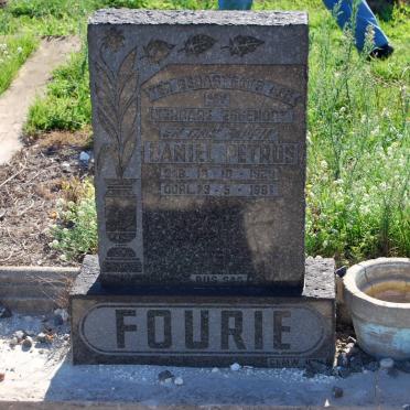 FOURIE Daniel Petrus 1920-1961