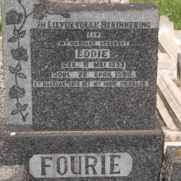 FOURIE Eddie 1933-1958